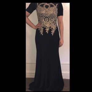 Black evening gown